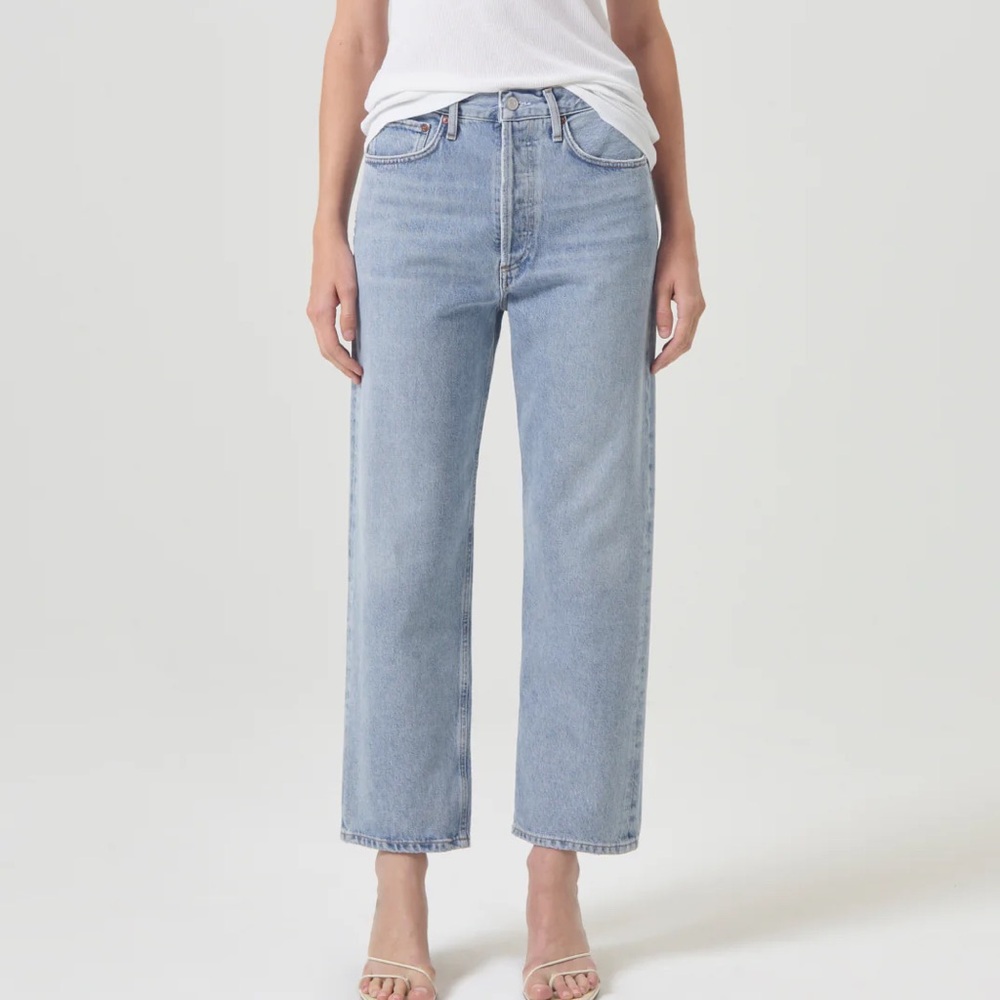Agolde 90'S CROP MID RISE STRAIGHT IN REPLICA